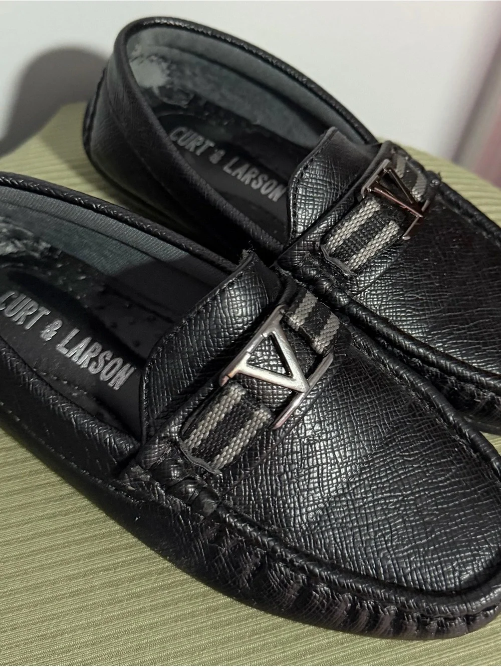 Boys' Black Dress Loafers